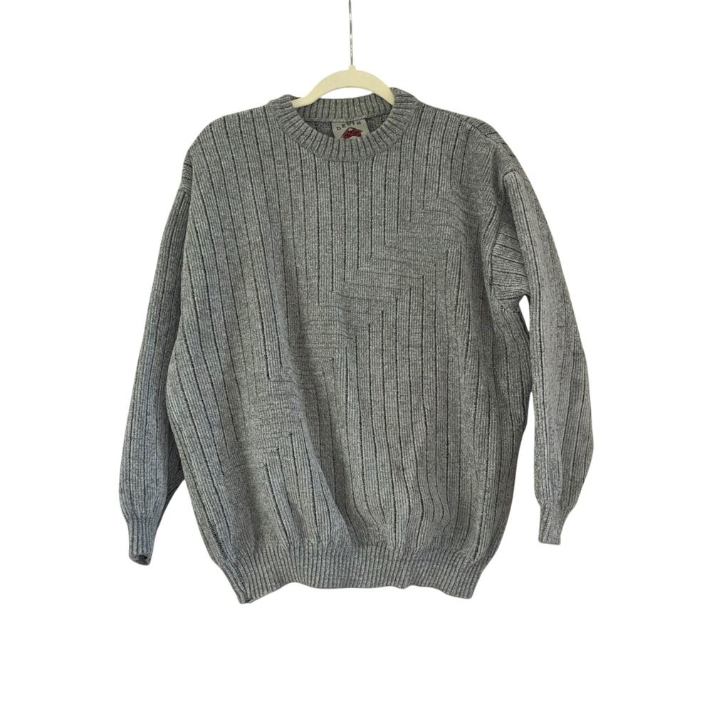 VTG Devir Wool Gray Sweater Men’s 2Xl Casual Workwear Warm Cozy Preppy Academia - Picture 2 of 10